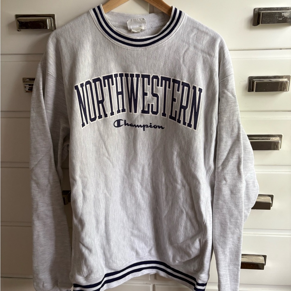 Champion Northwestern Gray Sweatshirt